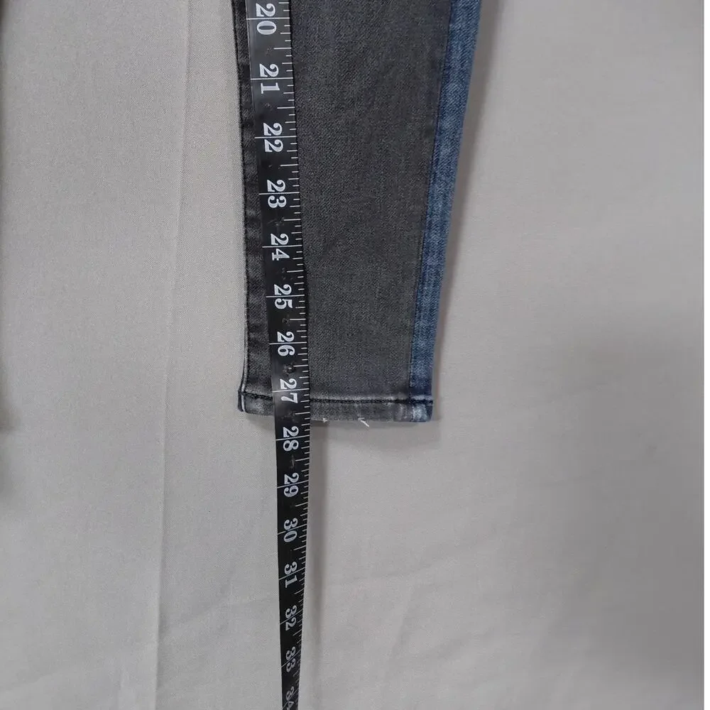 American Eagle Super X4 Colorblock Side Stripe Skinny Jeans Women Size 2